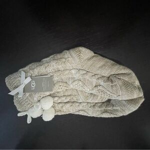 UGG Cream Plush Slippers